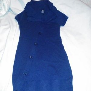 Knee length sweater dress