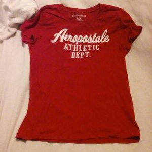 Red Aeropostale logo Tee