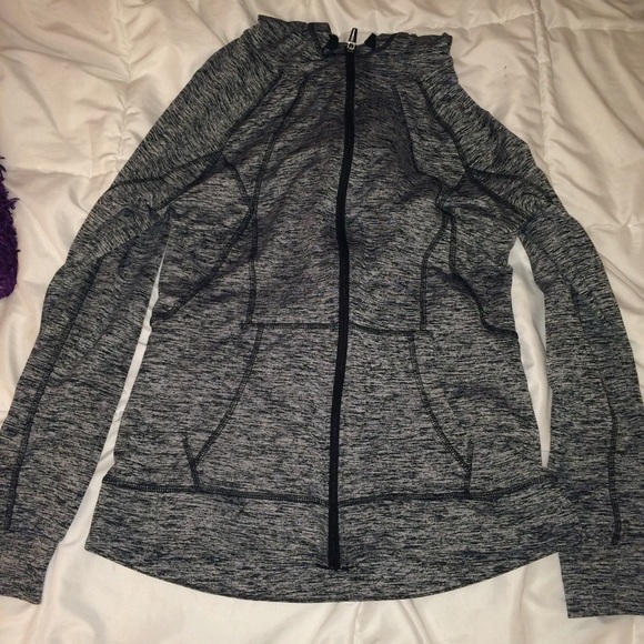 small grey work out jacket