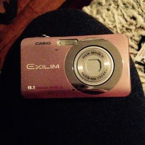 Pink digital camera