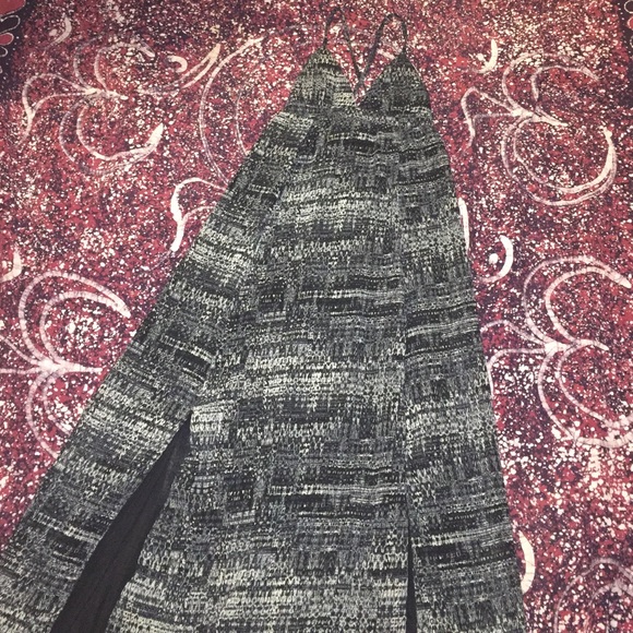 **SOLD***H&M long printed tank dress