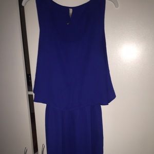 Royal blue dress