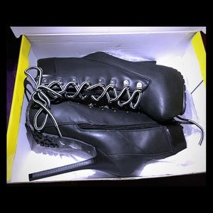 High Heel Boots. Milian-01A/Black