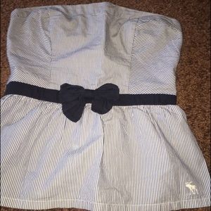 Strapless top