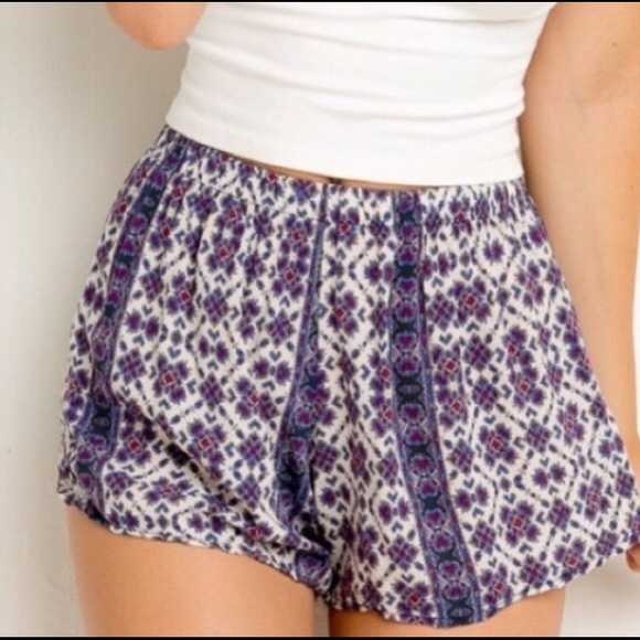 ON HOLD Brandy Purple Floral Remi Shorts ❤️