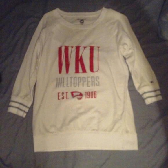 Cream WKU sweater