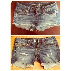 BUNDLE AMERICAN EAGLE JEAN SHORTS