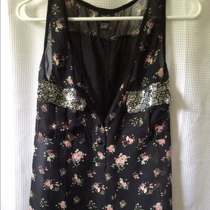 Size large sheer cami