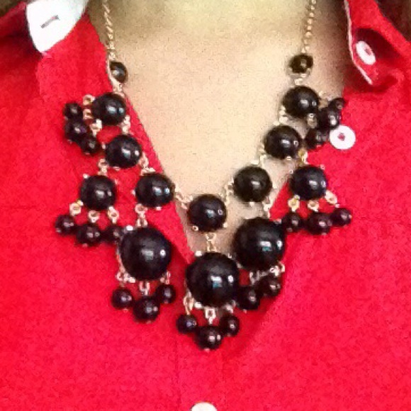 Black bubble necklace