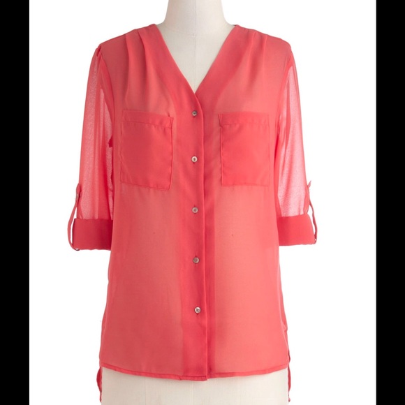 NWT MODCLOTH TOP BLOUSE - Picture 1 of 3