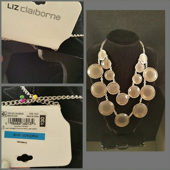 NEW Liz Claiborne Statement Necklace