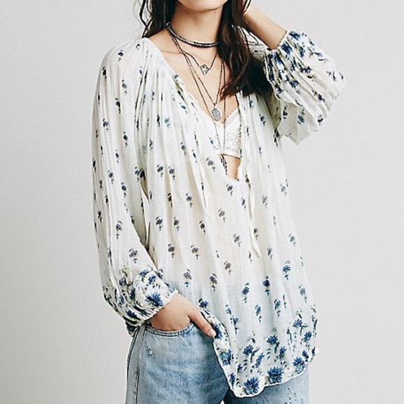 Free People Tops - ✋🏾RESERVED✋🏾FREE PEOPLE Drippy Pintucks Top