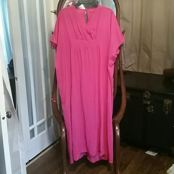 Vintage plus size Fuchsia Kaftan