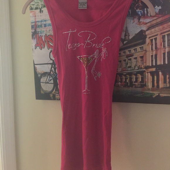 TEAM BRIDE tank top 👰