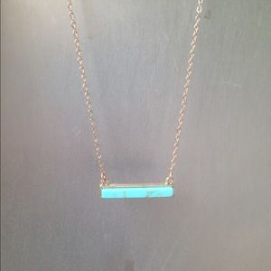 Turquoise Bar Pendent