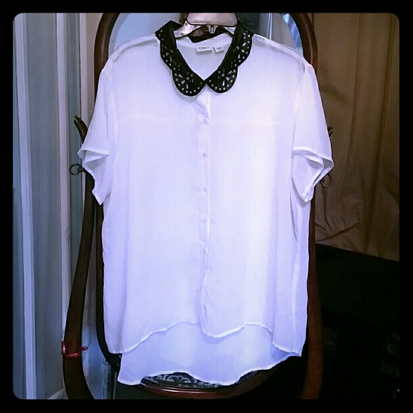 Sz3x  leather collar top
