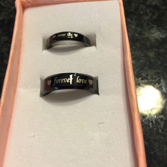 Not for Sale! His and hers rings.
