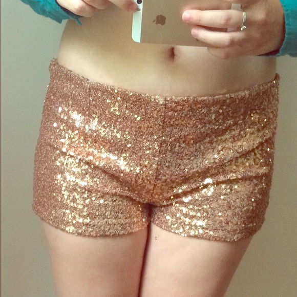 Charlotte Russe Sequined Shorts