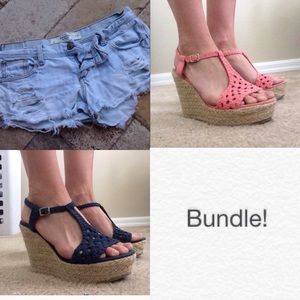 BUNDLE! Shorts and Shoes