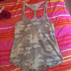 Camo Abercrombie & Fitch Tank top