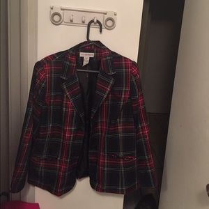 Tartan blazer