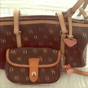 Vintage Dooney & Bourke Bag with matching wristlet