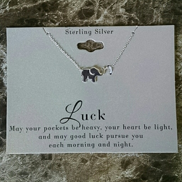 Jewelry - Elephant luck necklace
