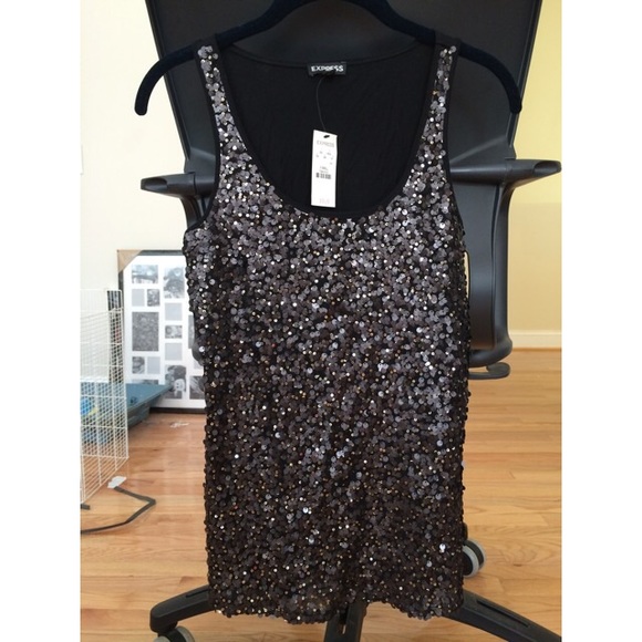 NWT Express Sequin top