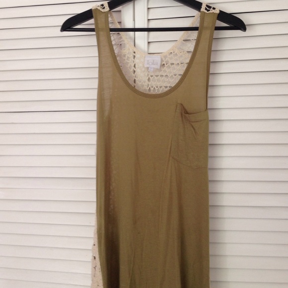 Lola Army green top