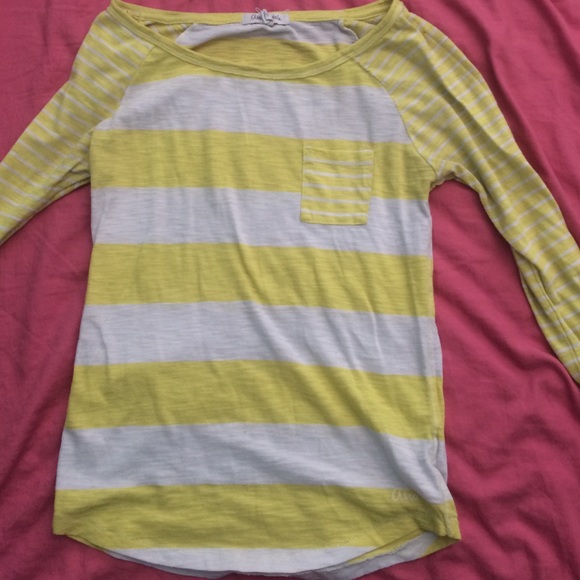 Striped Yellow Aeropostale Shirt