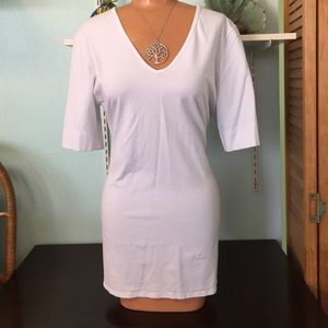 Venus White V-neck Tee