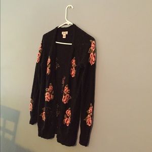 Floral cardigan