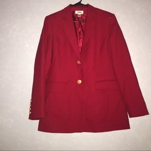Red blazer
