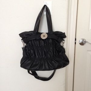 Black Tote Shoulder Bag