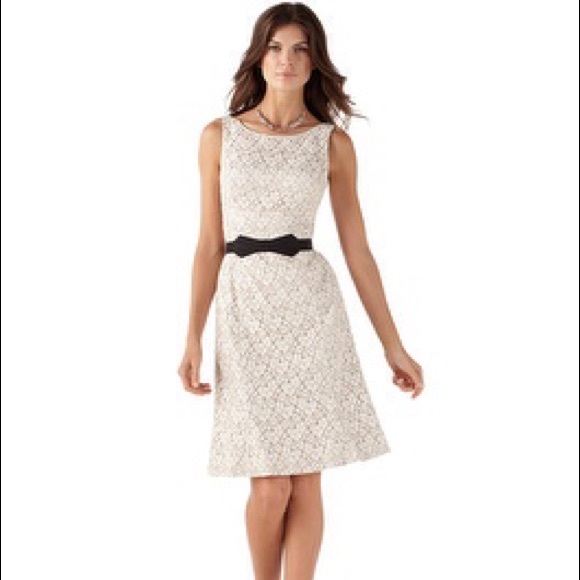 Cream Lace Tank Dress