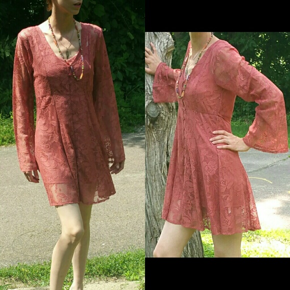 American Rag Dresses & Skirts - CLEARANCE Rose Lace Holiday Dress HP!🎉