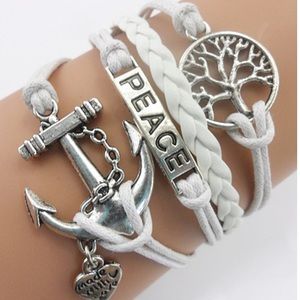 White Anchor peace earth