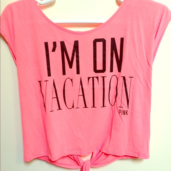 Victoria's Secret pink t-shirt