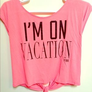 Victoria's Secret pink t-shirt