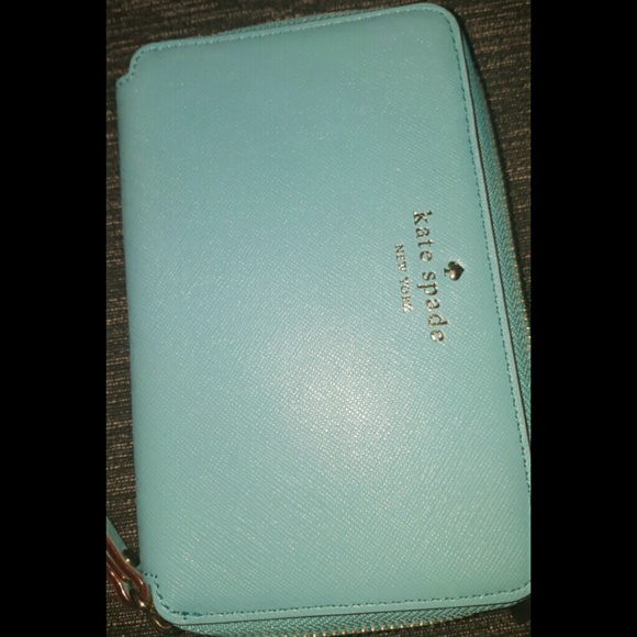 Kate Spade Mint Wristlet Wallet