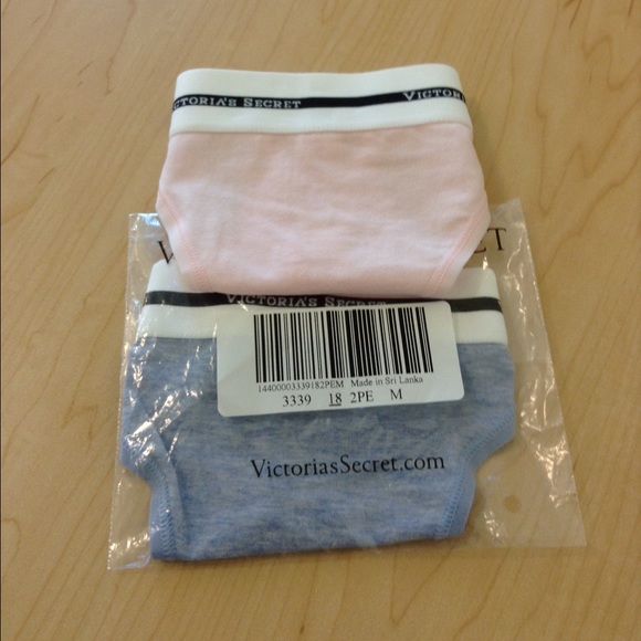 Bundle of Two: Medium Cotton Logo Thongs