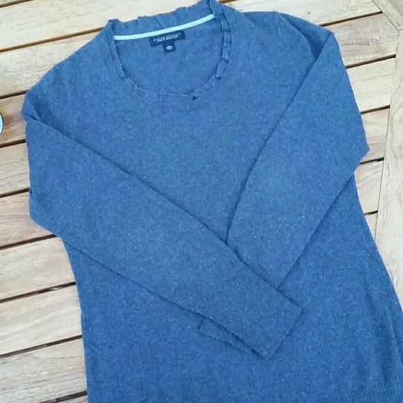 Banana Republic Sweaters - Heathered gray/blue feminine sweater