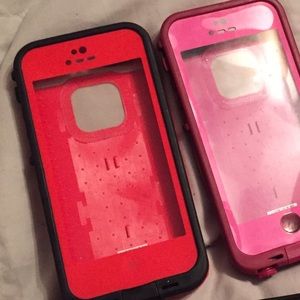 iPhone 5 Red lifeproof case