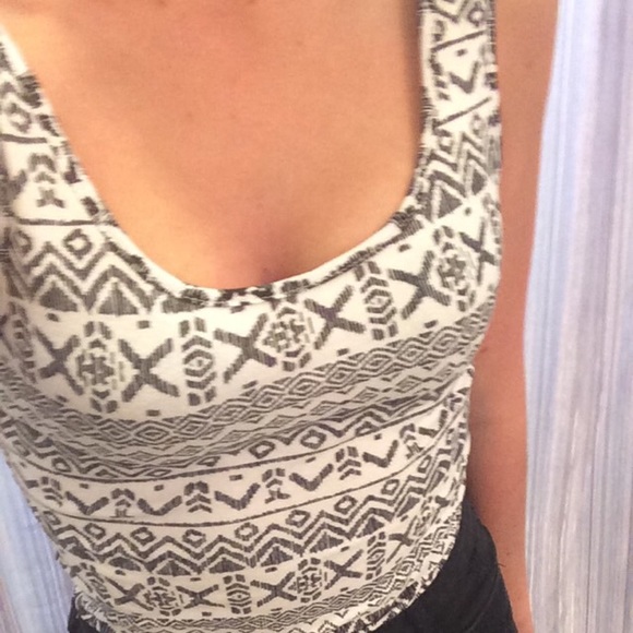 Hot Gal black and white body suit