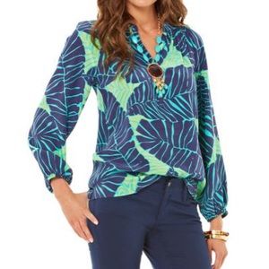 NWT Elsa top in Under the Palms