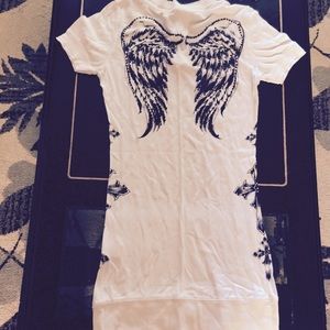 Brand new crystal wing shirt never worn