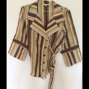 Wrap shirt by Gro Abrahamsson