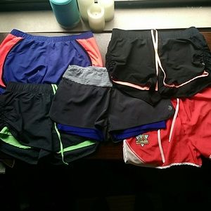 Lot of 5 Running Shorts