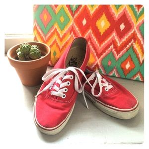 Fire Red Vans