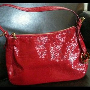 Michael Michael Kors Medium Red PL Shoulder Bag
